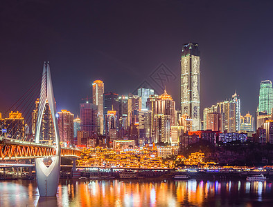 重庆江北区金融城全景