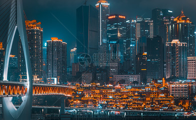 重庆洪崖洞夜景